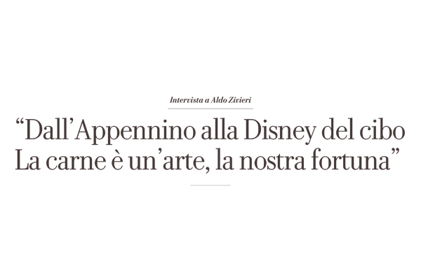 Dall’Appennino alla Disney del cibo: «La carne è un’arte, la nostra fortuna»