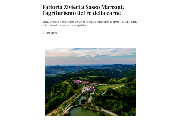 Apre la Fattoria Zivieri a Sasso Marconi: agriturismo, allevamenti e cucina di filiera