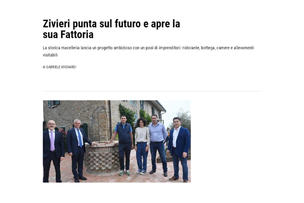 Zivieri punta sul futuro e apre la sua Fattoria
