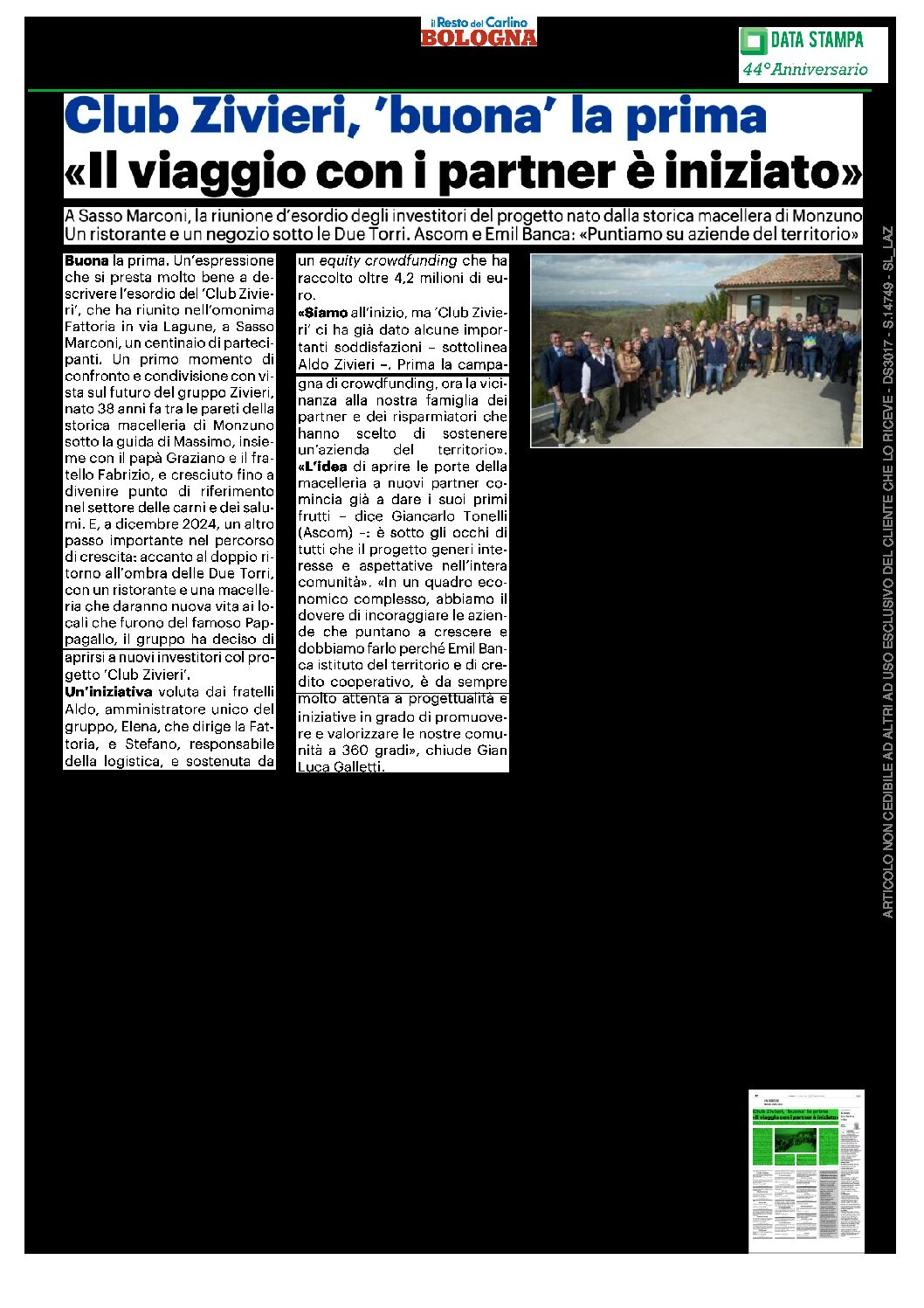 Club Zivieri: nasce il progetto di comunità intorno all’eccellenza dell’Appennino