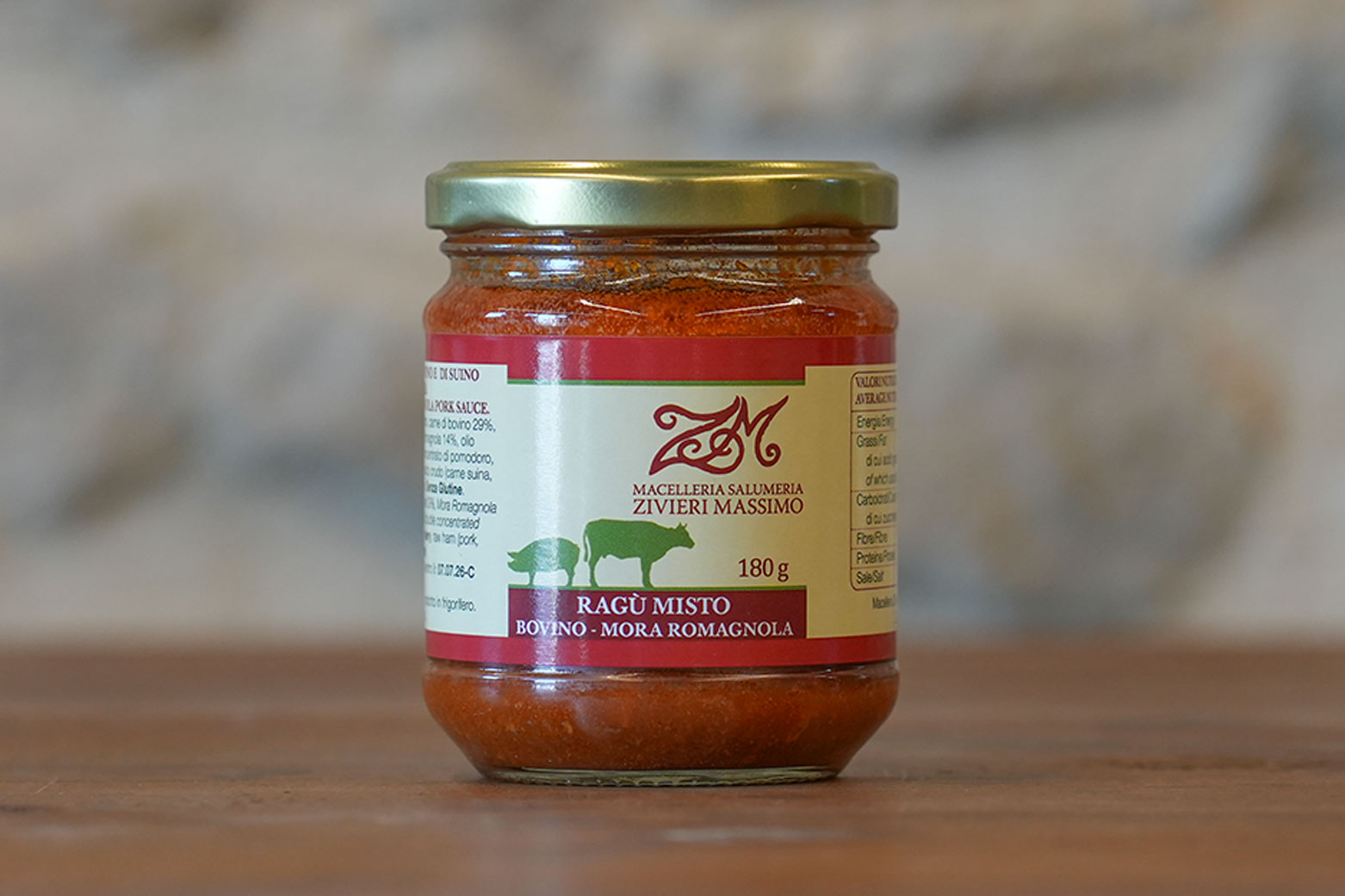 Ragu misto bovino - Mora romagnola Fattoria Zivieri
