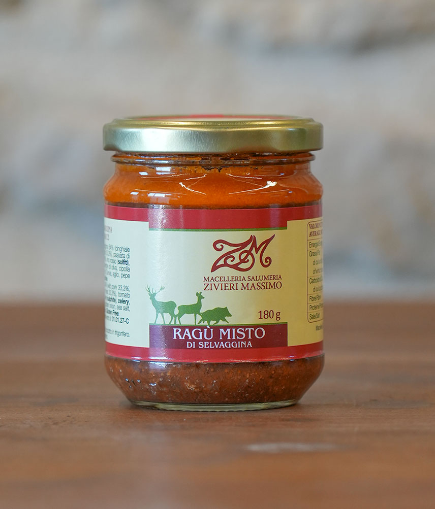 Ragu misto di selvaggina Fattoria Zivieri